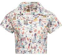 Queen Parafina Señoras Aop Vintage Blusa "París" QKU45005 L