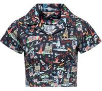 Queen Parafina Señoras Aop Vintage Blusa "París" QKU45005 L