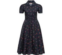 Queen Parafina Señoras Aop Vintage Retro Swing Vestido "Cereza" QKU46013 XS