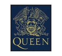 Queen - Parche Diseño Escudo (Talla Única) (Marino, Amarillo)