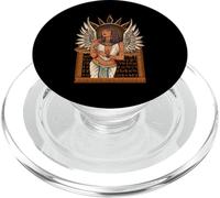 Queen Pharaoh Gift Egypt Ancient Egyptian Goddess ISIS Wings PopSockets PopGrip para MagSafe