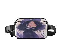 Queen Purple - Riñonera de moda para hombres y mujeres, bolsa multiusos esencial de viaje con correa ajustable para viajes, compras, correr, Peces de lucha estéticos, 1 size
