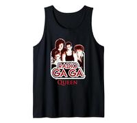 Queen Radio Gaga Oficial Camiseta sin Mangas, Hombre, Negro, S