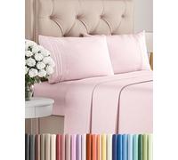 Queen Size 4 Piece Sheet Set - Comfy Breathable & Cooling Sheets - Hotel Luxury Bed Sheets for Women & Men - Deep Pockets, Microfiber, Soft & Wrinkle Free Sheets - Lavender Pink Oeko-Tex Bed Sheet Set
