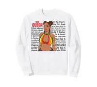 Queen Strong Independiente Black Sis Magic Women Melanin Sista Sudadera