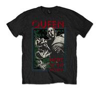 Queen - T-Shirt # L Black Unisex # News of the World