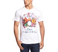 Queen - T-Shirt # L White Unisex # a Night at the Opera