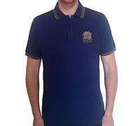 Queen - T-Shirt # M Unisex Blue # Crest Logo