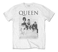 Queen - T-Shirt # S Unisex White # Stairs