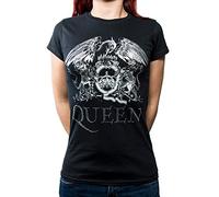 Queen - T-Shirt # Xl Black Femmina # Logo