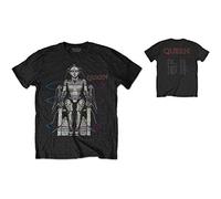 Queen - T-Shirt # Xl Black Unisex # European Tour 1984