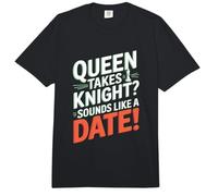 Queen Takes Knight - Jugador de Ajedrez Divertido Comfort Colors Adult Heavyweight T-Shirt