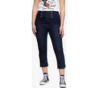 Queen Vaqueros capri de cintura alta Kerosin para mujer W34-L32