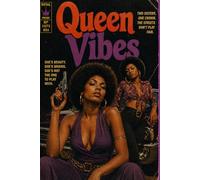 Queen Vibes: Retro Pulp Novel Style Notebook, women feminist journal, A5, 100 pages dotted line