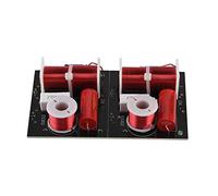 Queen.Y Cruce de Audio, Divisor de frecuencia de 2 Piezas 150W 2 vías 2 Unidades Hi-Fi Audio Filtro Cruzado de Audio Altavoz Distribuidor de frecuencia Módulo de Bricolaje
