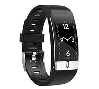 Queen.Y Reloj Inteligente Pulsera de Medición de Temperatura Pulsera de Ritmo Cardíaco Rastreador de Ejercicios Monitor de Sueño Ip68 Impermeable para Mujeres Hombres Niños