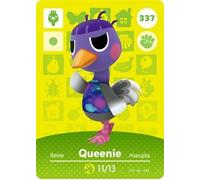 Queenie - Tarjeta Amiibo de Nintendo Animal Crossing Happy Home Designer Series 4 - 337