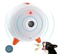 Queenmew Antiladridos, Ultrasonidos Ahuyentador de Perros Dispositivo, Automático Antiladridos para Perros, Recargable e Impermeable, Rango de Control de 33 Pies