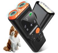 Queenmew Dispositivo ultrasónico antibarking, 2 modos, dispositivo antiladridos con antorcha estroboscópica, 30 pies portátil antibarca para perros con pantalla para uso en interiores y exteriores