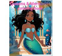 Queens & Mermaids coloring Book: adorable illustrations for black girls