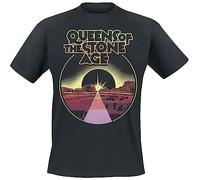 Queens Of The Stone Age Warp Planet Hombre Camiseta Negro L 100% algodón Regular