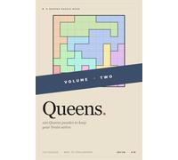 Queens Puzzle Book for Adults: 120 Logic Puzzles | 10x10 Grids | Two crowns per row, column, and region | Also Known as Two Not Touch and Star Battle | With Complete Solutions