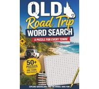 Queensland Road Trip Word Search: Word Searches with Easy to Read Print | Australian Town and City Theme for QLD | 6x9 inches, 70 pages | 50+ Puzzles ... (Australian Road Trip Word Search Series)