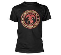 Queensryche Rage For Order Unisex 100% Cotton Short-Sleeve T-Shirts Black XL