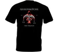 Queensryche The Verdict T-Shirt Man'S Fashion Cotton Black Clothes Unisex tee XL