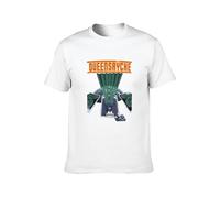 Queensryche The Warning Heavy Power Metal Geoff Tate T-Shirt Man'S Fashion Cotton White Clothes Unisex tee L