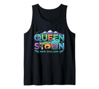 Queenstown City Name Travel Souvenir - Regalo turístico Camiseta sin Mangas