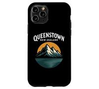 Queenstown Nueva Zelanda Retro Alpine Lake Wakatipu Viajes Carcasa para iPhone 11 Pro