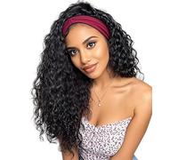 QUEENTAS Wigs for Women Light Brown Sintético Glueless Light Yaki Wig Heat Resistant 45,5 cm