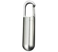 QUEENYARD Botella de metal en miniatura, pastillero de metal portátil con caja de sellado impermeable IPX8 para viajes al aire libre y esencial diario