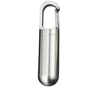 QUEENYARD Botella de metal en miniatura, pastillero de metal portátil con caja de sellado impermeable IPX8 para viajes al aire libre y esencial diario