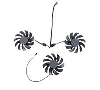 QUEENYARD CF9010U12D - Ventilador de refrigeración de tarjeta gráfica VGA de 12 V 0,35 A, 4 pines para 3060Ti 3070 3070Ti RTX3070, 3 unidades