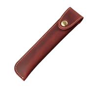QUEENYARD Estuche de cuero vintage para pluma estilográfica, funda de cuero para pluma estilográfica, estuche de cuero para mujeres y hombres