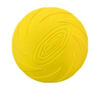 QUEENYARD Juguete de disco para perro, resistente a las mordidas, para entrenamiento al aire libre, juego interactivo, superficies antideslizantes de goma suave