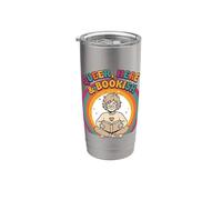 Queer, Aquí y Bookish Vaso térmico de acero inoxidable de doble pared