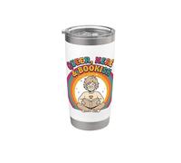Queer, Aquí y Bookish Vaso térmico de acero inoxidable de doble pared