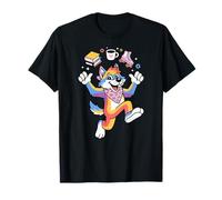 Queer Fox Art Pan Pride Colors Libros Patines Café Camiseta