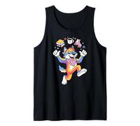 Queer Fox Art Pan Pride Colors Libros Patines Café Camiseta sin Mangas