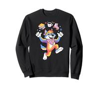 Queer Fox Art Pan Pride Colors Libros Patines Café Sudadera