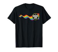 Queer Joy LGBT-Q Gay Pride Month Rainbow Flag Hombres Mujeres Camiseta