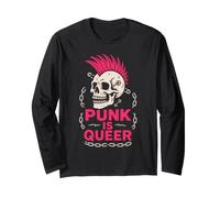 Queer Punk Orgullo LGBTQ Alternativa Rebelión Anarquista Manga Larga