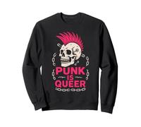Queer Punk Orgullo LGBTQ Alternativa Rebelión Anarquista Sudadera