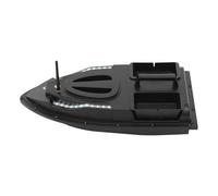 Queeucaer Señuelo de pesca barco doble cebo para la pesca con mando a distancia V700 negro USB con batería de 5200 mAh se puede utilizar en estanques, ríos, lagos y mares