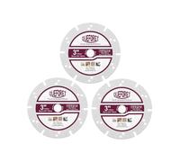 QUEFORET Discos Diamante para Porcelánico 75mm - 3 Piezas Discos de Corte para Mármol Granito Azulejos Cerámica, con Orificio de 10mm, para Mini Machines