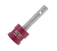 QUEFORET Fresa de Diamante 10mm x M14 - Fresa Porcelánico para Agrandar Formar Redondear Agujeros en Cerámica Azulejos Biselado Mármol Granito, para Amoladora Angular