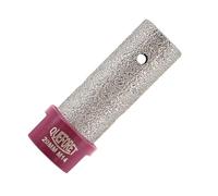 QUEFORET Fresa de Diamante 20mm x M14 - Fresa Porcelánico para Agrandar Formar Redondear Agujeros en Cerámica Azulejos Biselado Mármol Granito, para Amoladora Angular
